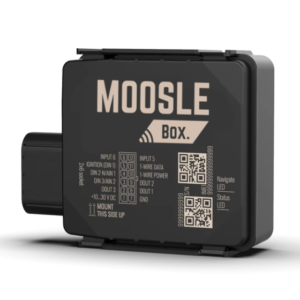 Picture of one of our Moosle Aurora line trackers without connecting cable.